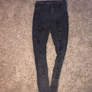 Forever 21 ripped jeans